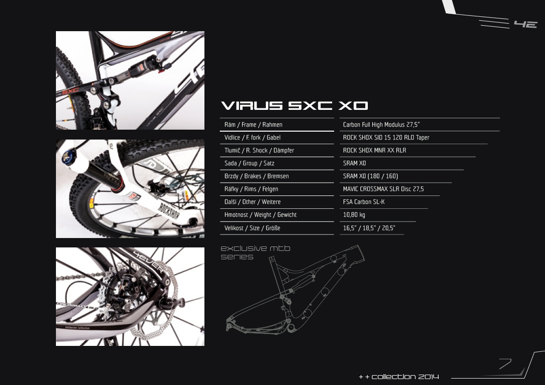 4ever Virus SXC XD Modell 2014 Beschreibung