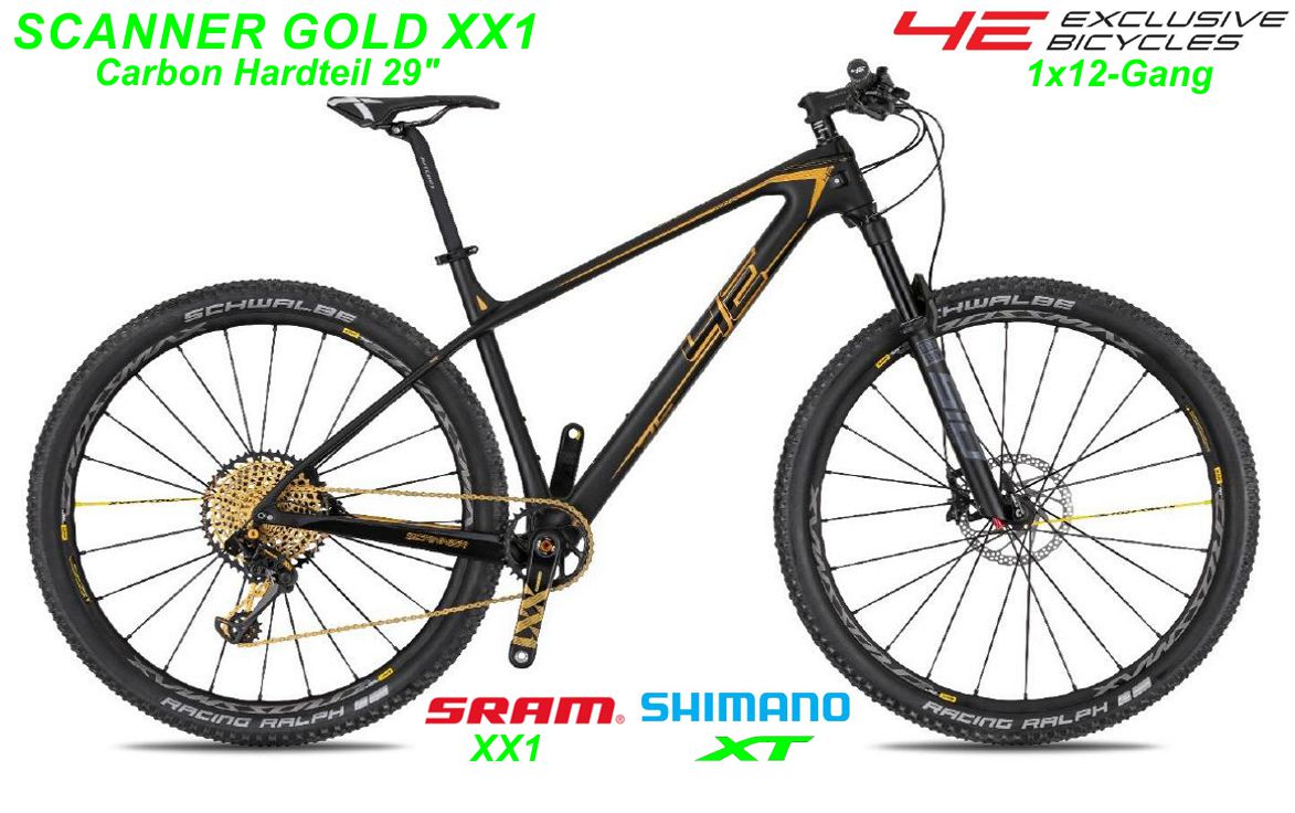 4ever Bikes Scanner Gold XX1 Hardteile Modell 2021 Bikes Shop kaufen Balsthal